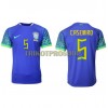 Original Fußballtrikot Brasilien Casemiro 5 Auswärtstrikot WM 2022 Für Herren